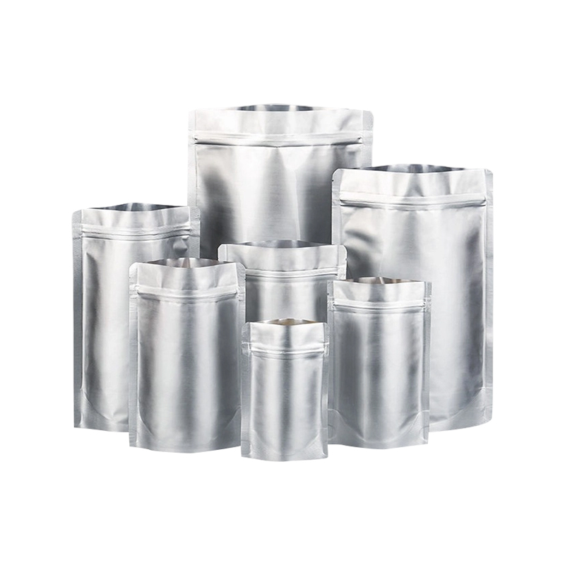 Aluminum-coated zipper bag