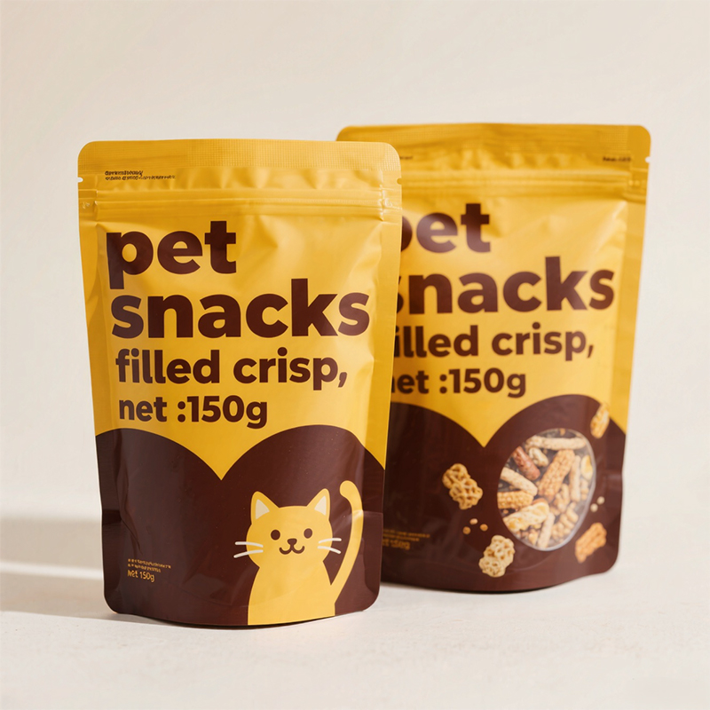 Premium napapasadyang mga stand-up pouch para sa pagkain ng alagang hayop