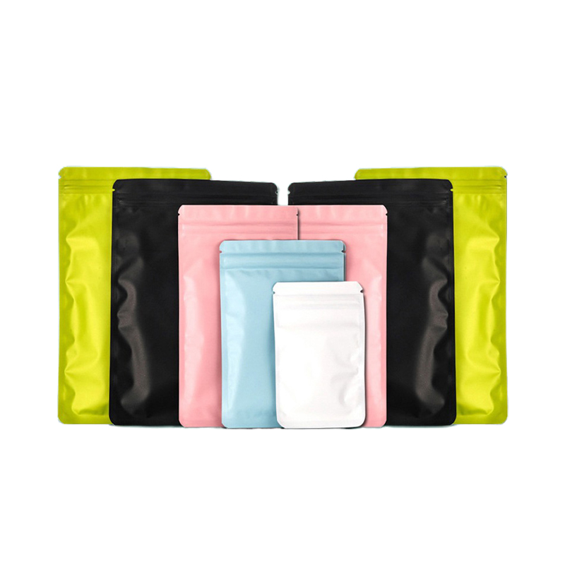 Napapasadyang matte aluminyo foil coffee zipper bag