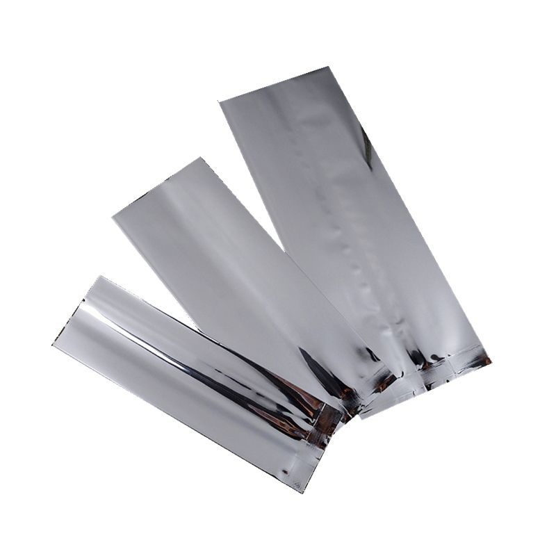 Tsaa aluminyo foil middle sealing pouches na may gilid gusset
